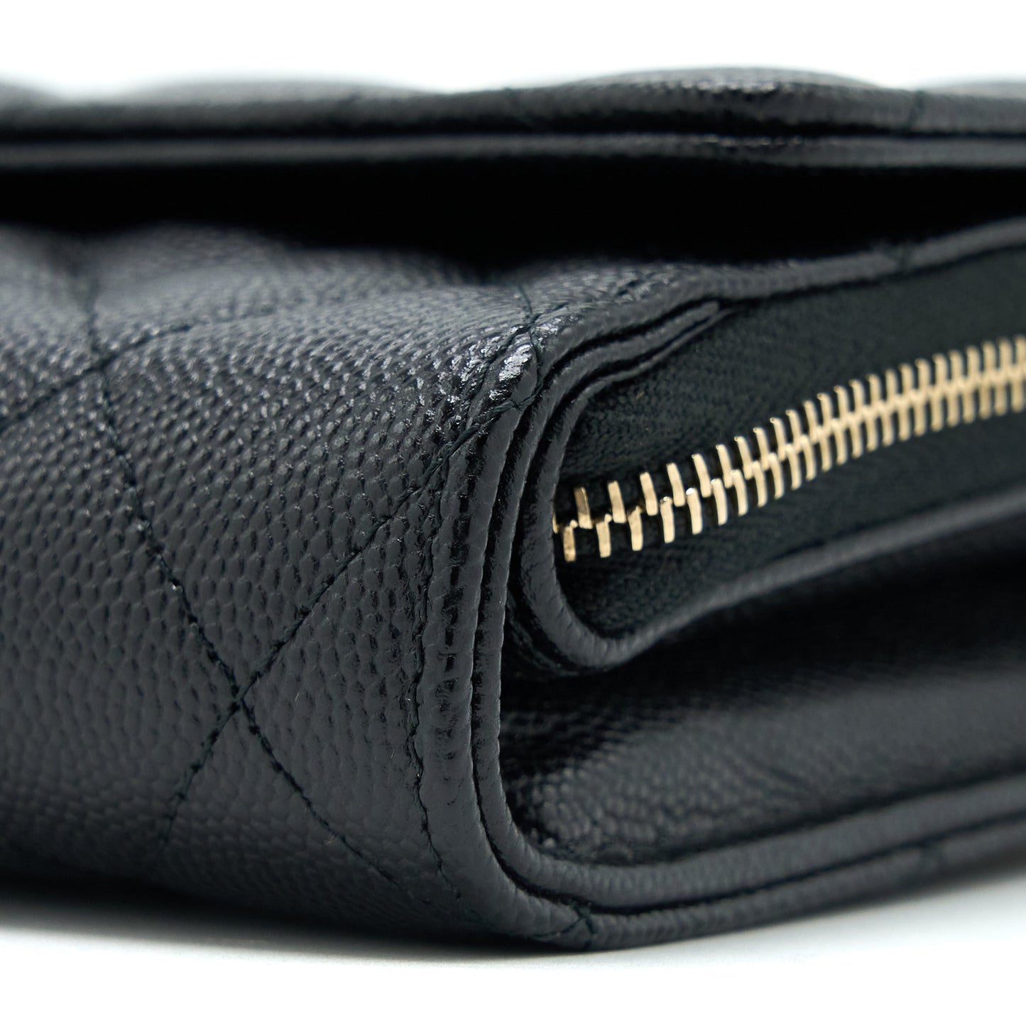 Chanel 3 in 1 Wallet on Chain Caviar Black LGHW