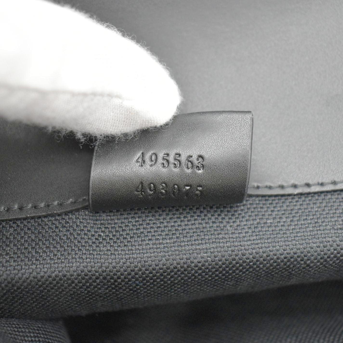 GUCCI GG Supreme Canvas Backpack Black 495563