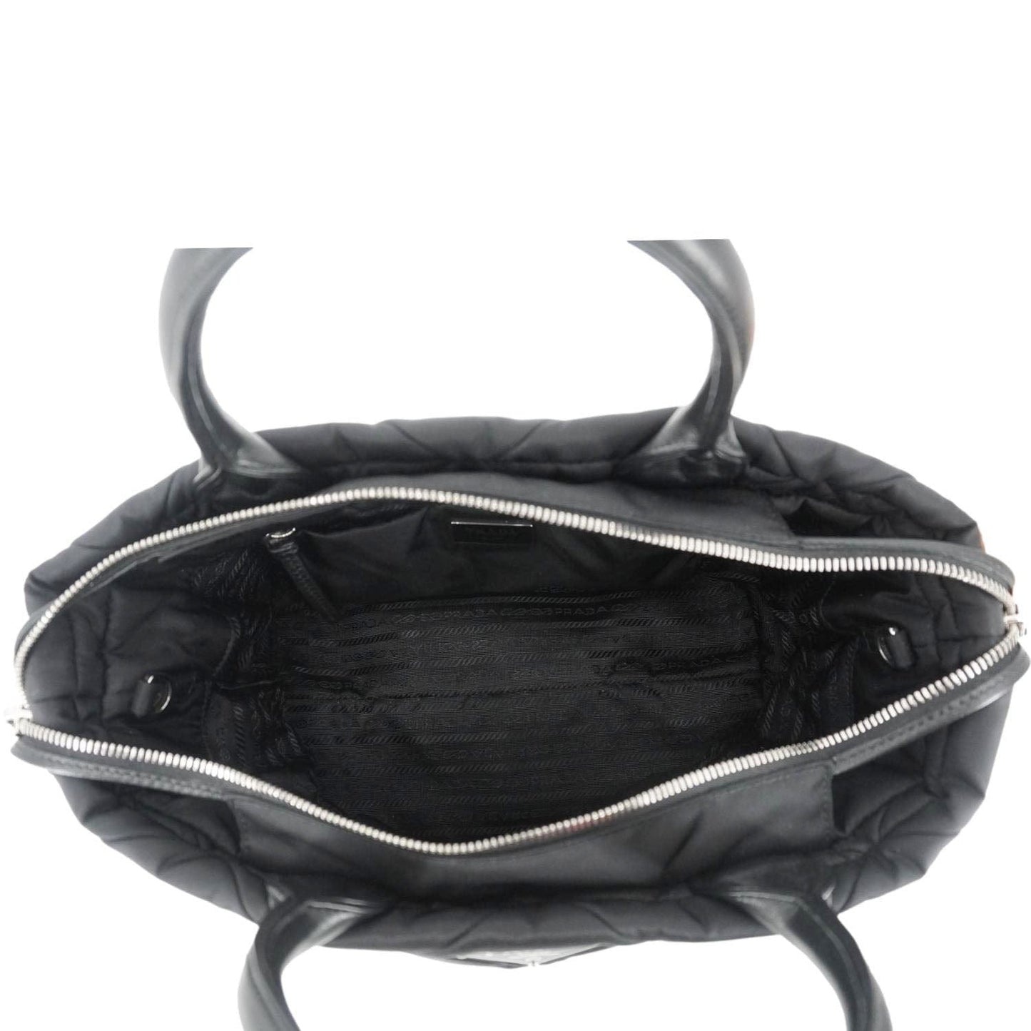PRADA Padded Re-Nylon Tote Bag Black