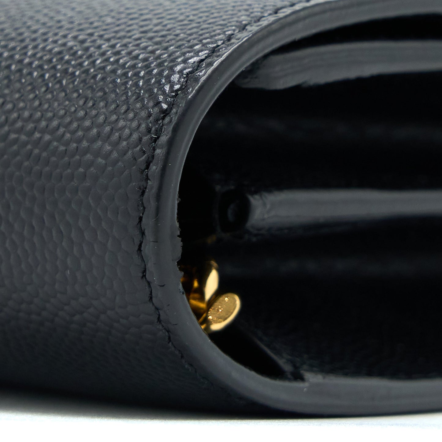 Saint Laurent / Kate Purse Grained Calfskin Black