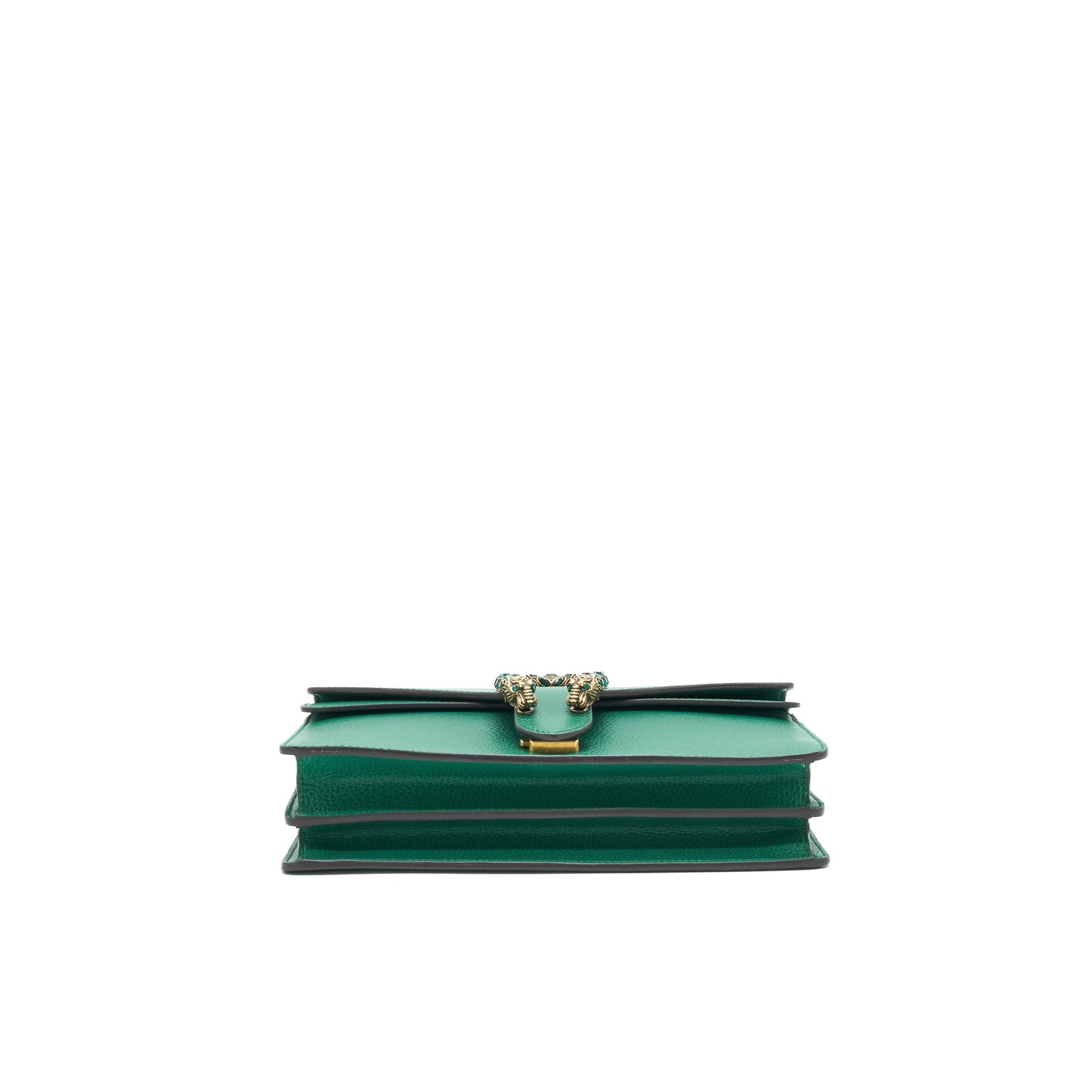 Gucci Small Dionysus Leather Mini Purse Green