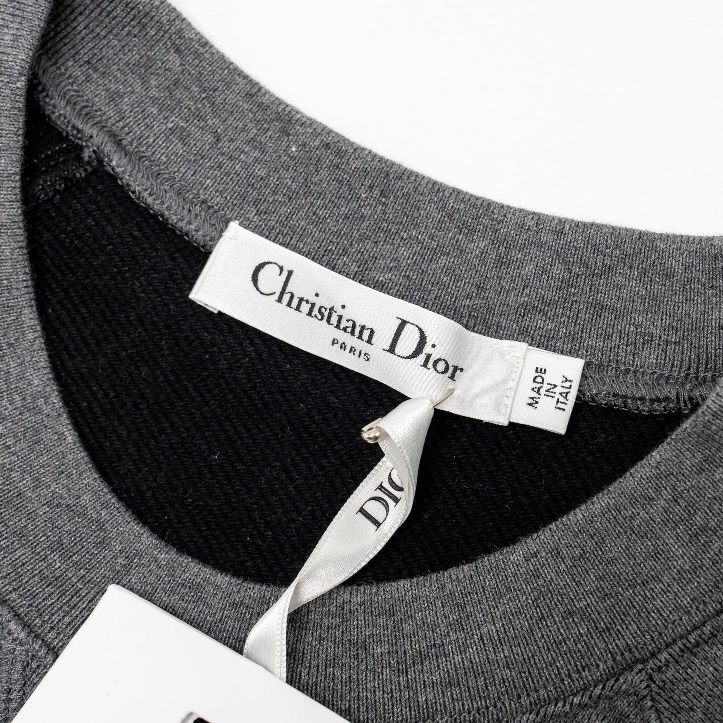 Dior Size 38 Dior Amour Graffiti Sweatshirt Cotton Grey