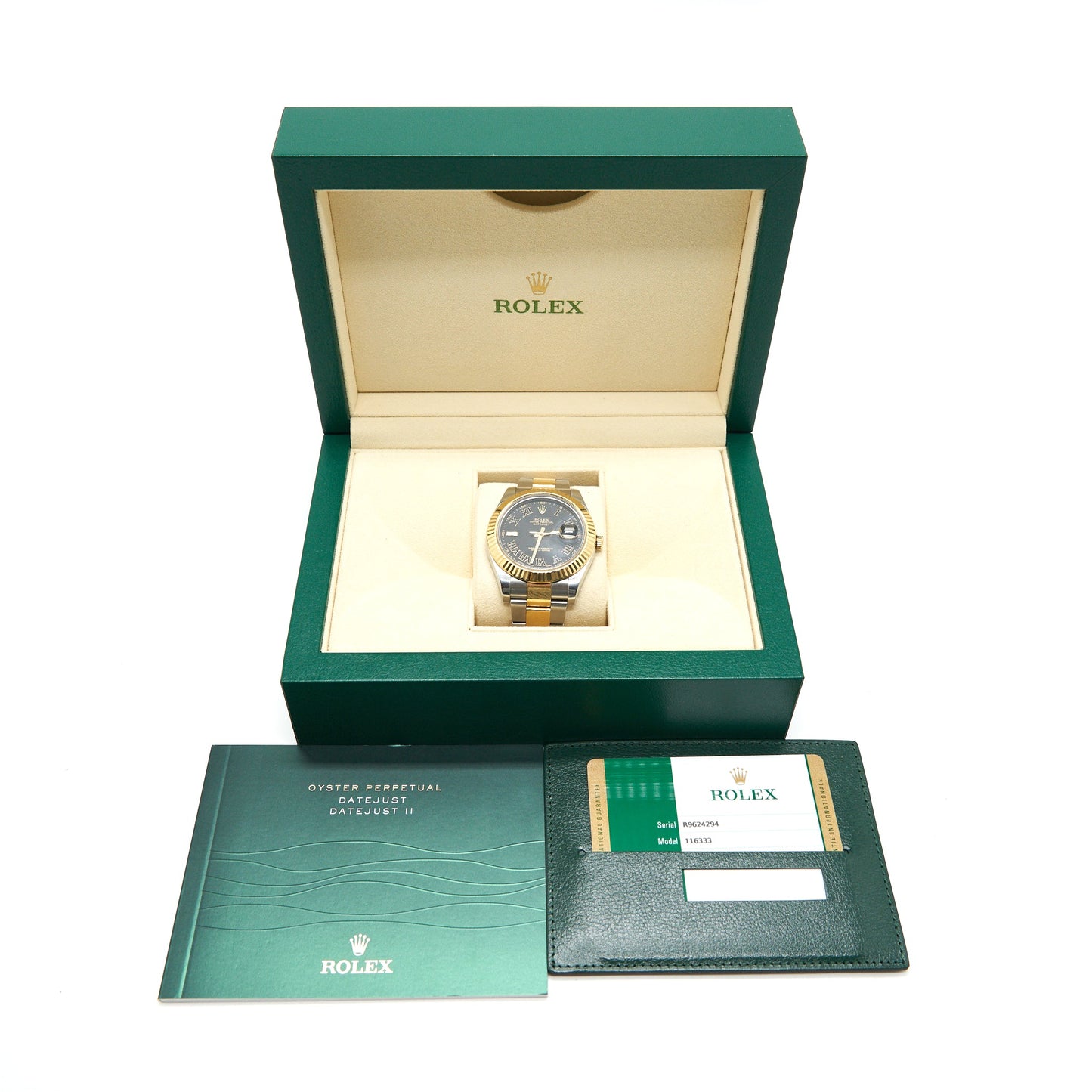 Rolex Datejust 41mm Yellow Gold and Steel Men's Watch 116333