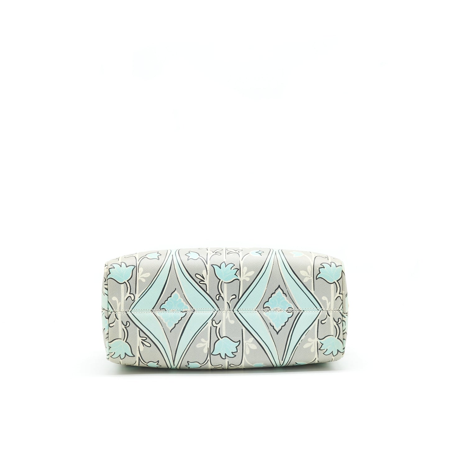 PRADA Print anise Boston Purse