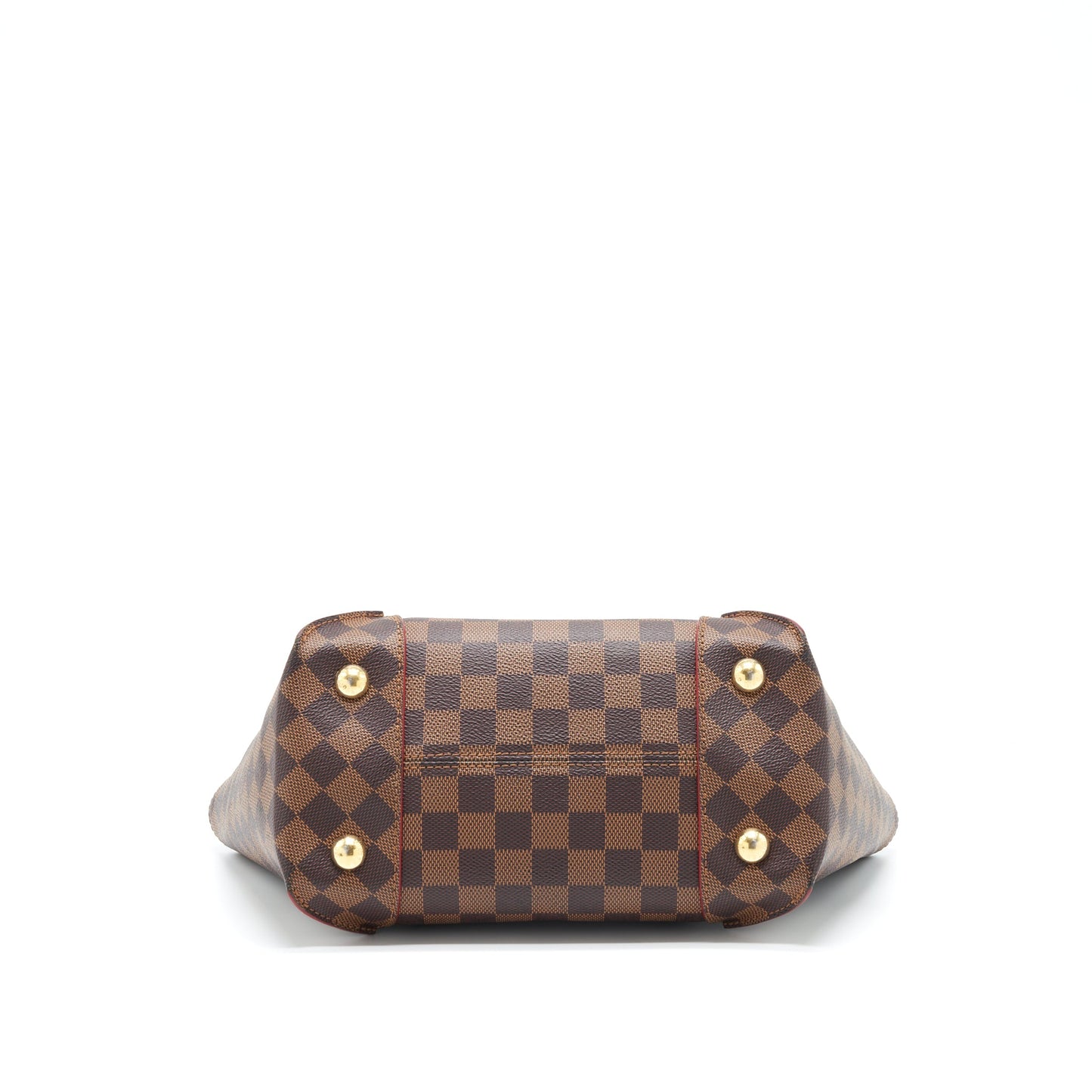 Louis Vuitton Top Handle Tote Purse With Strap Damier Ebene/Red