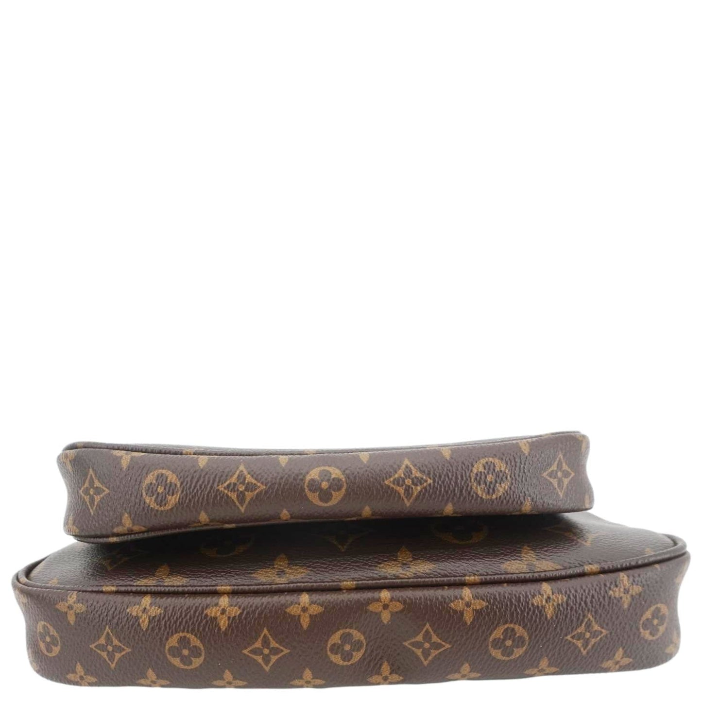 LOUIS VUITTON Multi Pochette Accessoires Monogram Canvas Crossbody Bag Brown