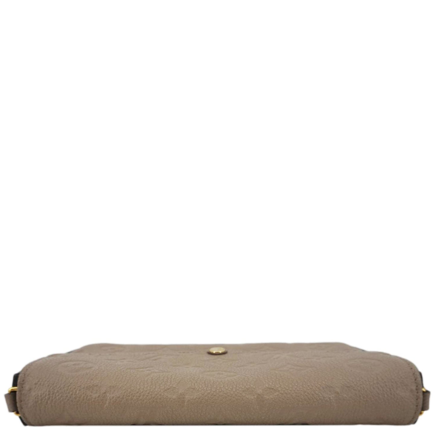 LOUIS VUITTON Felicie Pochette Monogram Empreinte Crossbody Bag Tourterelle Beige
