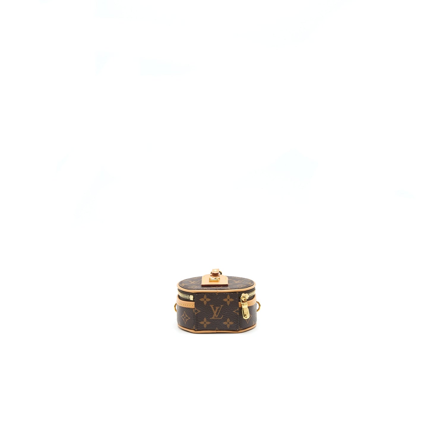 Louis Vuitton Petite Boite Chapeau Necklace Monogram Canvas