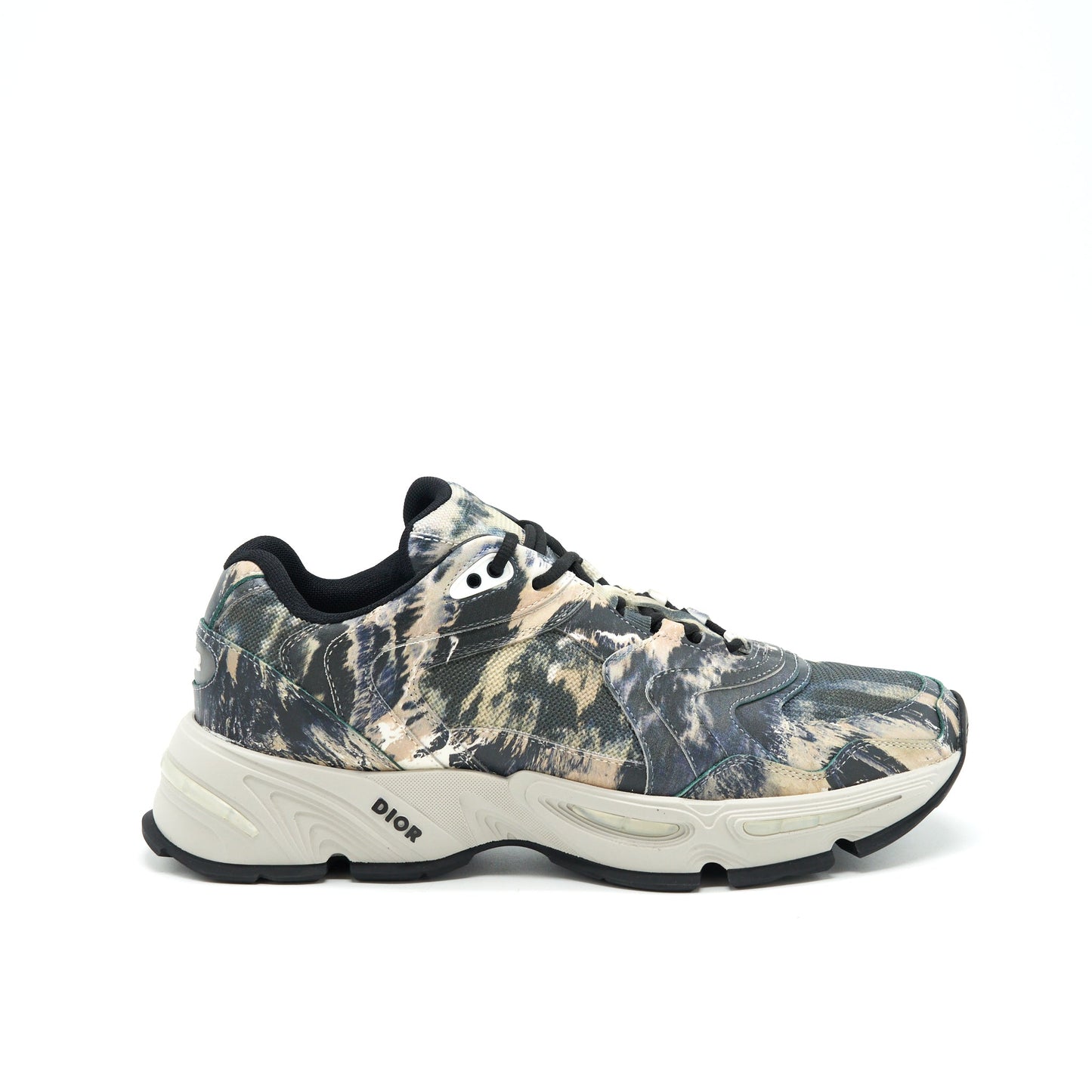Dior Size 42 Men's Sneakers Grey Multicolour Limited