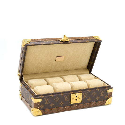 Louis Vuitton 8 Watch Case Monogram Canvas