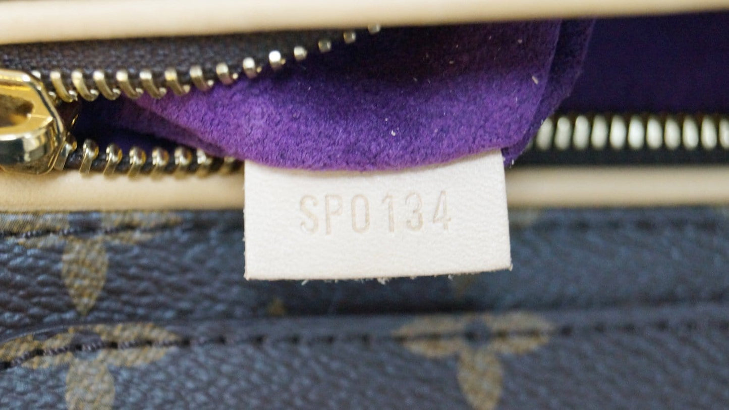 LOUIS VUITTON Monogram Canvas Olympe Shoulder Bag Purple