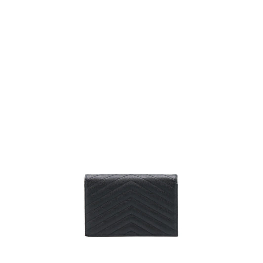 Saint Laurent/ Envelop Chain Wallet Black