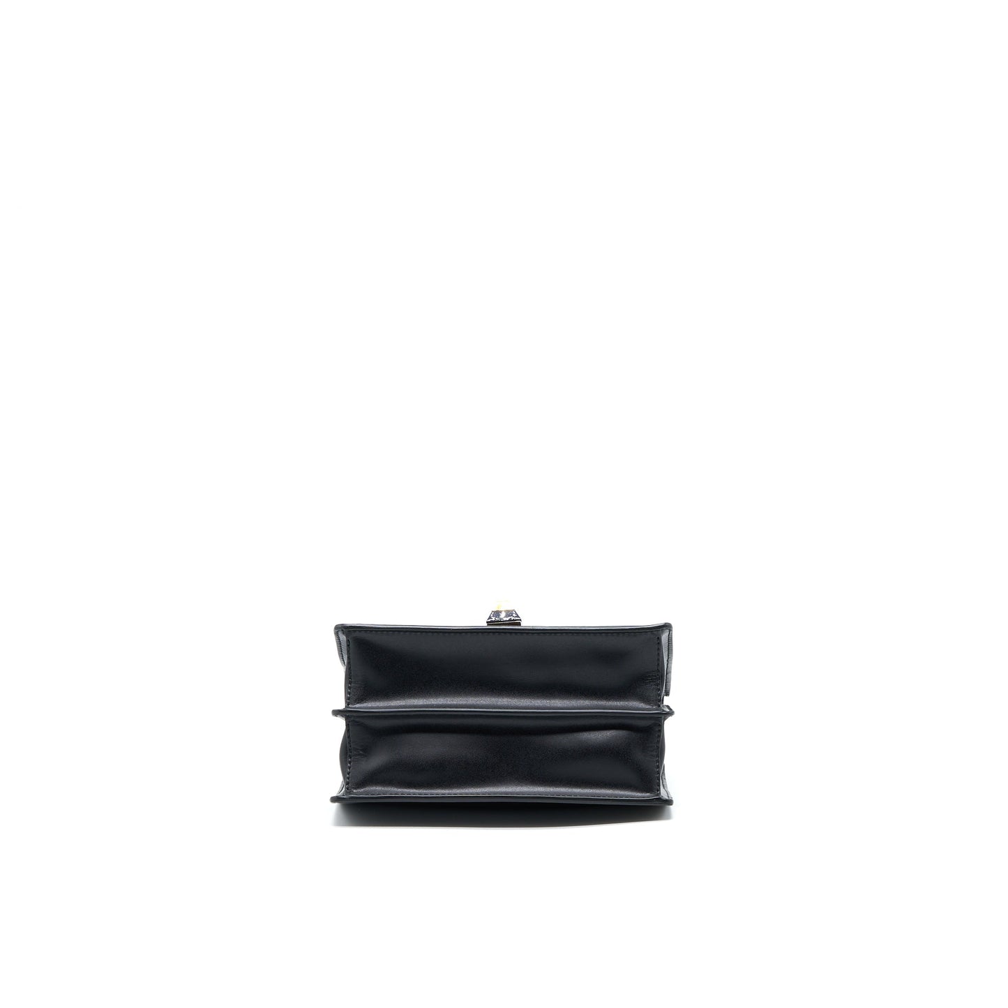 Fendi Kan I Calfskin Black With An Extra Purse Charm