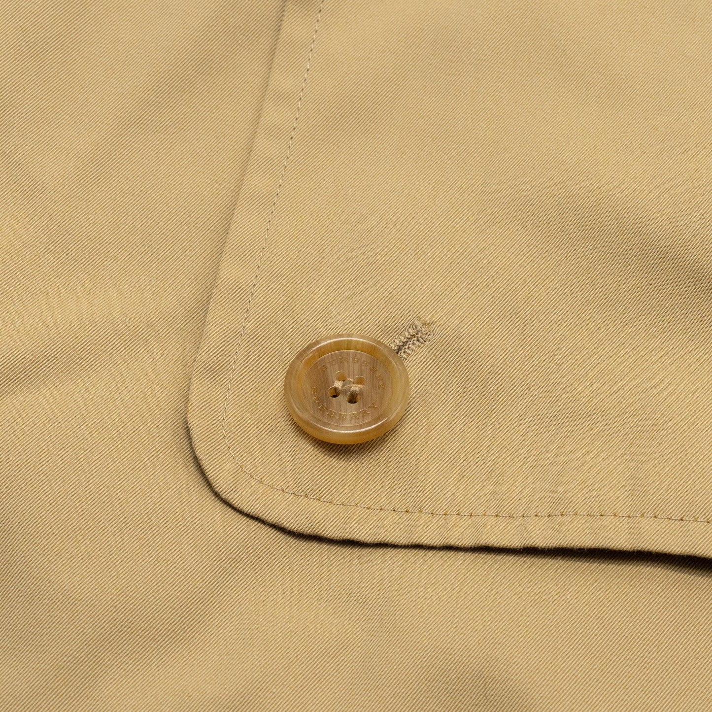 Burberry Size 10 Mid-Length Trench Coat Beige