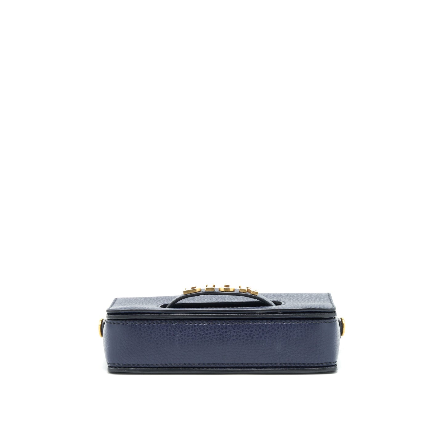 Dior J'adior Medium Flap Purse Calfskin Navy