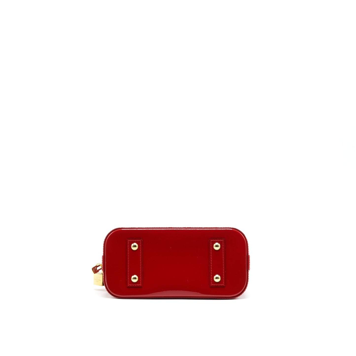 Louis Vuitton Alma in Patent leather red