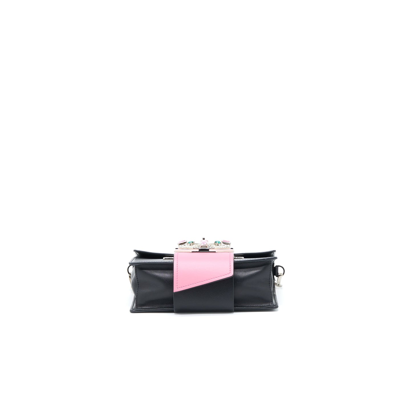 Prada Plex Ribbon Purse Crystal Calfskin Multicolour
