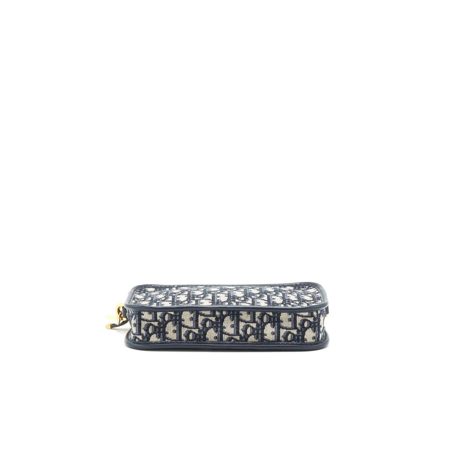 Dior Oblique diorquake clutch with extra woven logo Purse strap