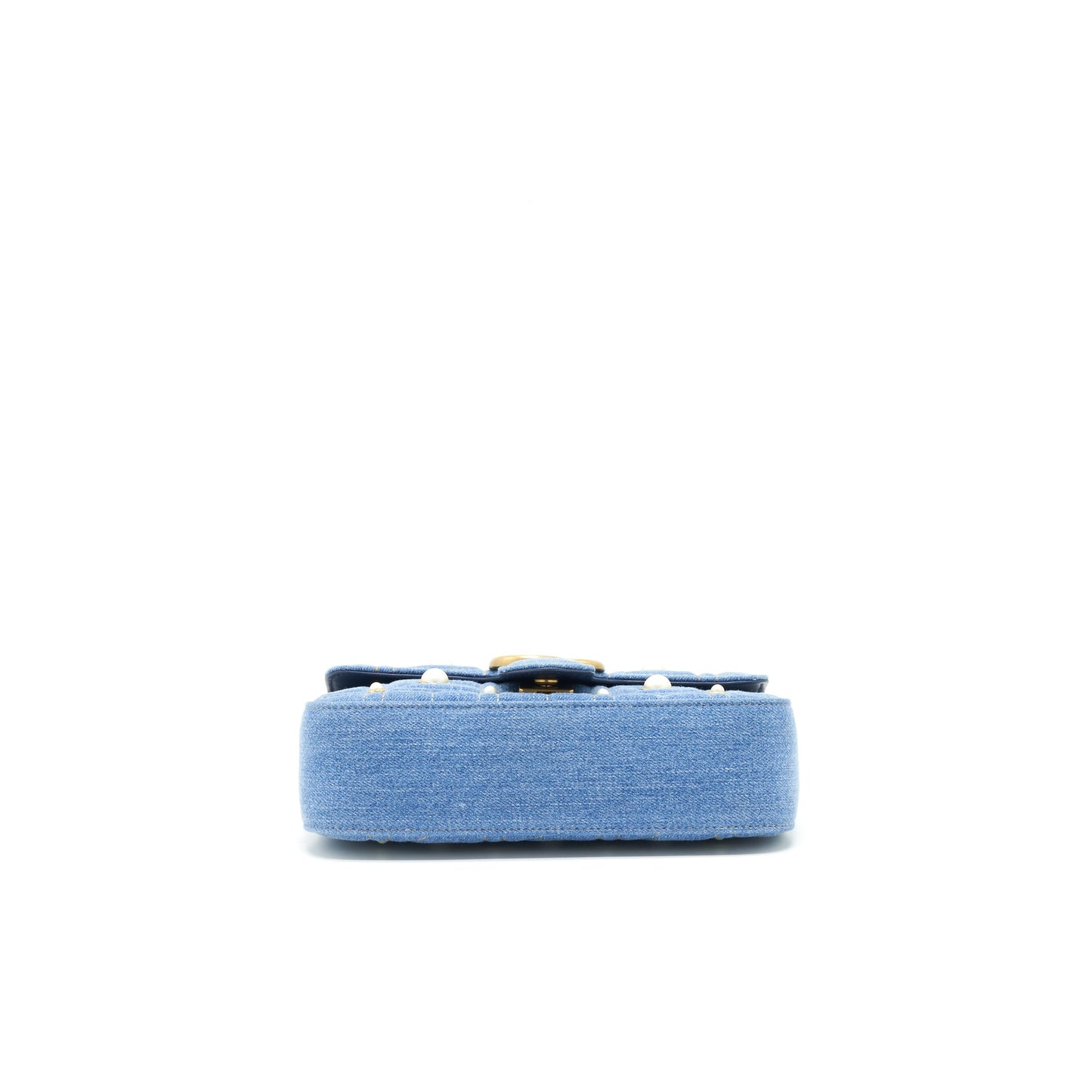 Gucci mini Marmont Purse Denim with pearl
