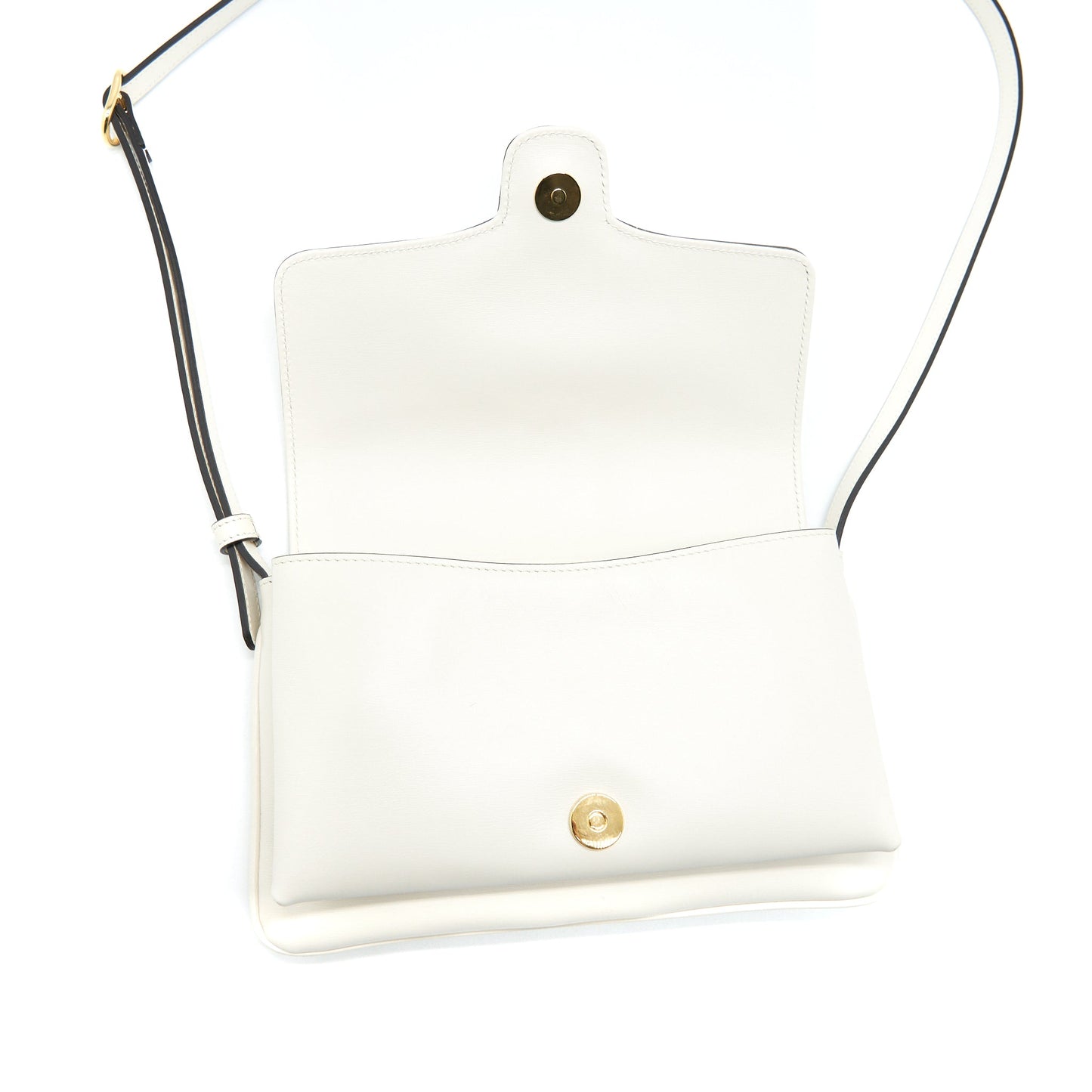 Gucci Small Arli Flap Purse Cream With