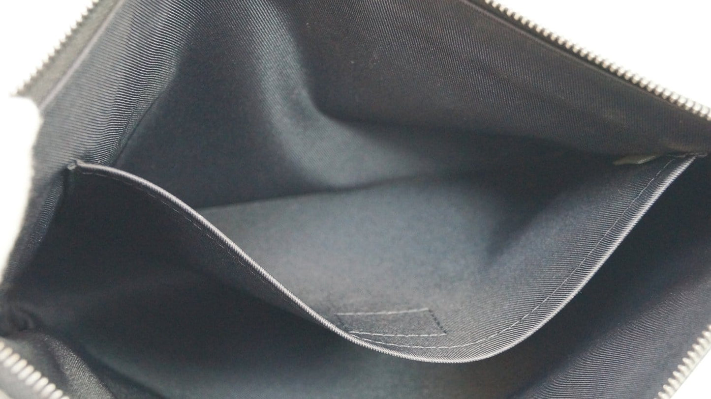 Louis Vuitton Monogram Eclipse Pochette Apollo Cluth Bag
