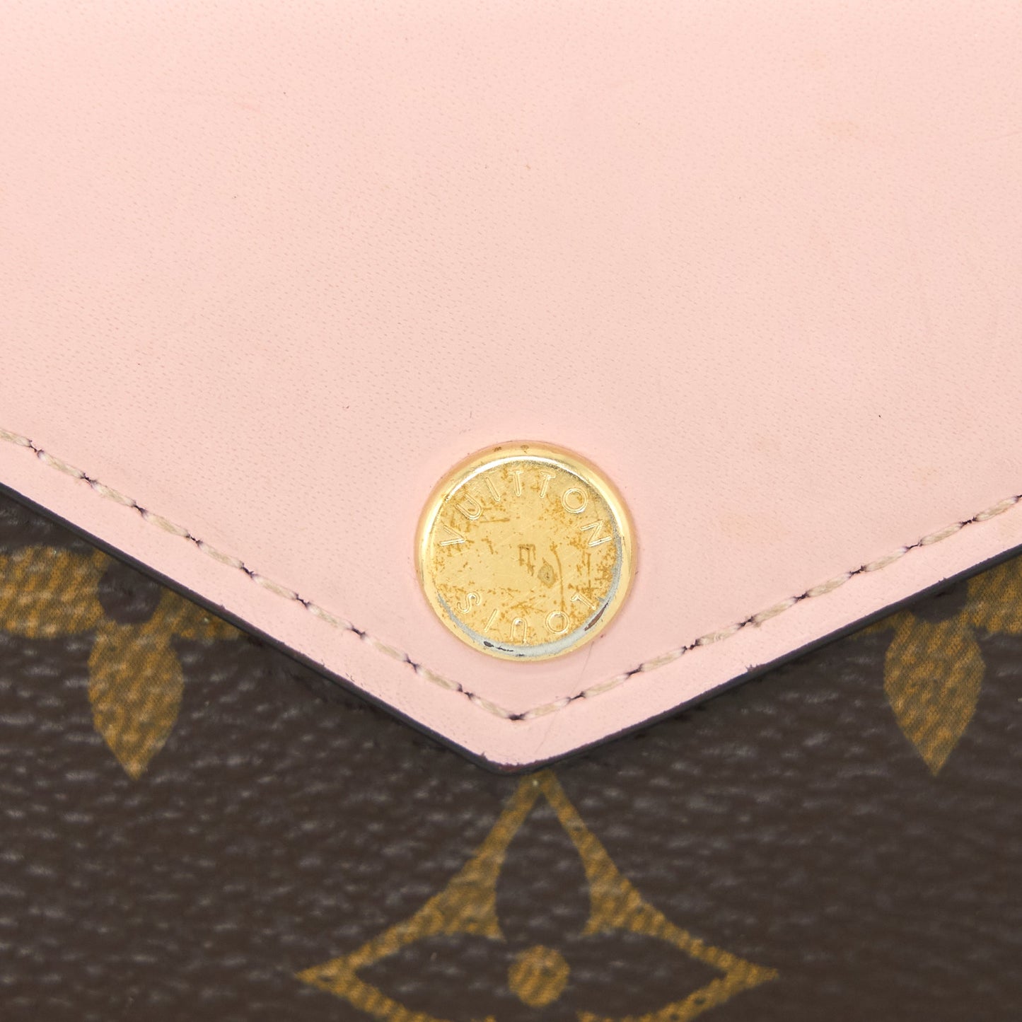 Louis Vuitton Zoe Wallet Monogram Canvas/Rose Ballerine