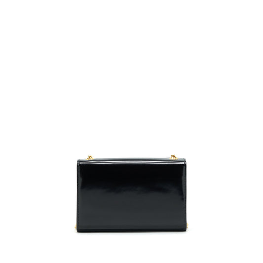 Saint Laurent Kate Flap Purse Patent Black