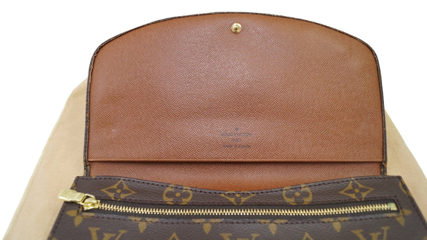 LOUIS VUITTON Monogram Canvas Pochette Rabat Clutch Bag
