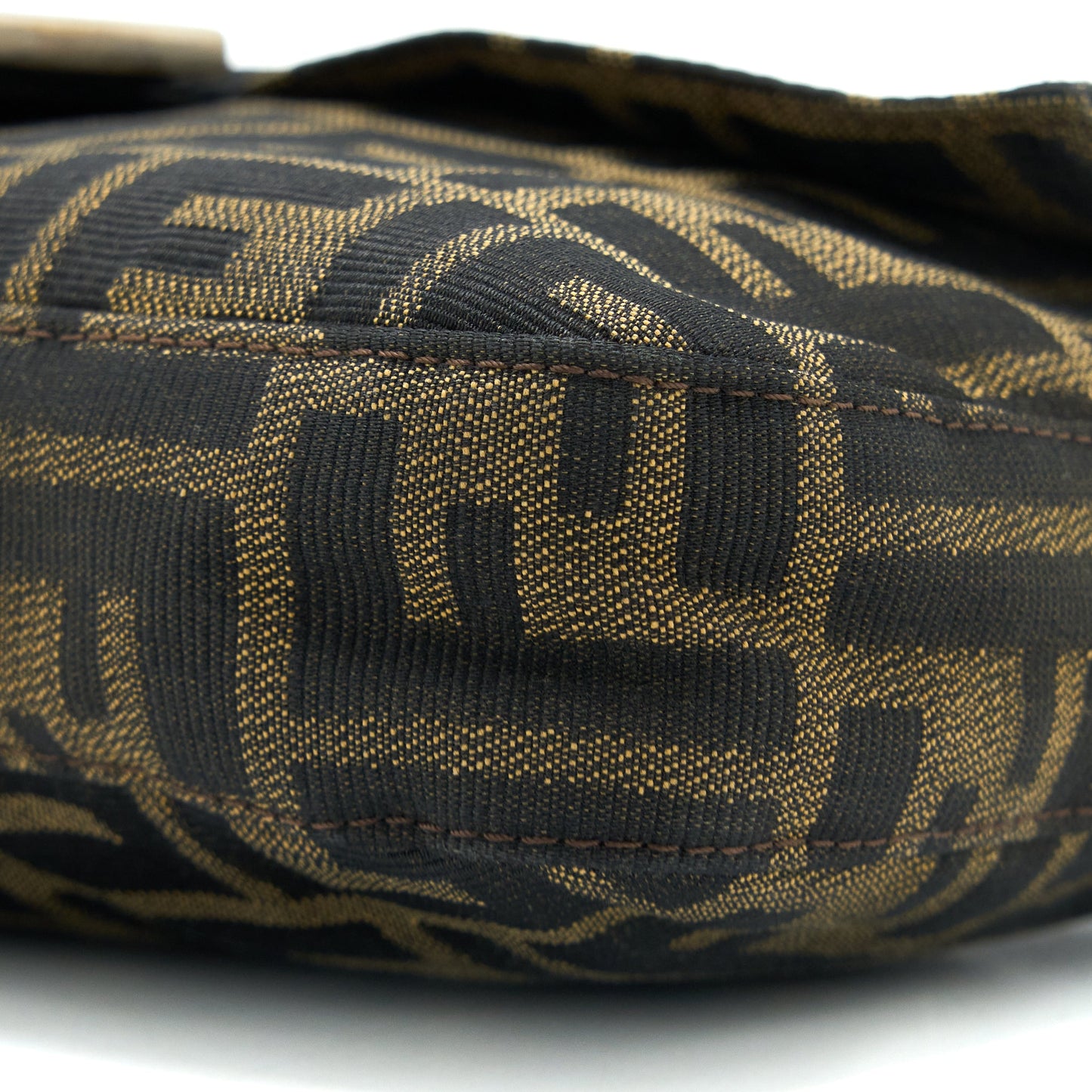 Fendi Vintage Baguette Shouder Purse Jacqiard