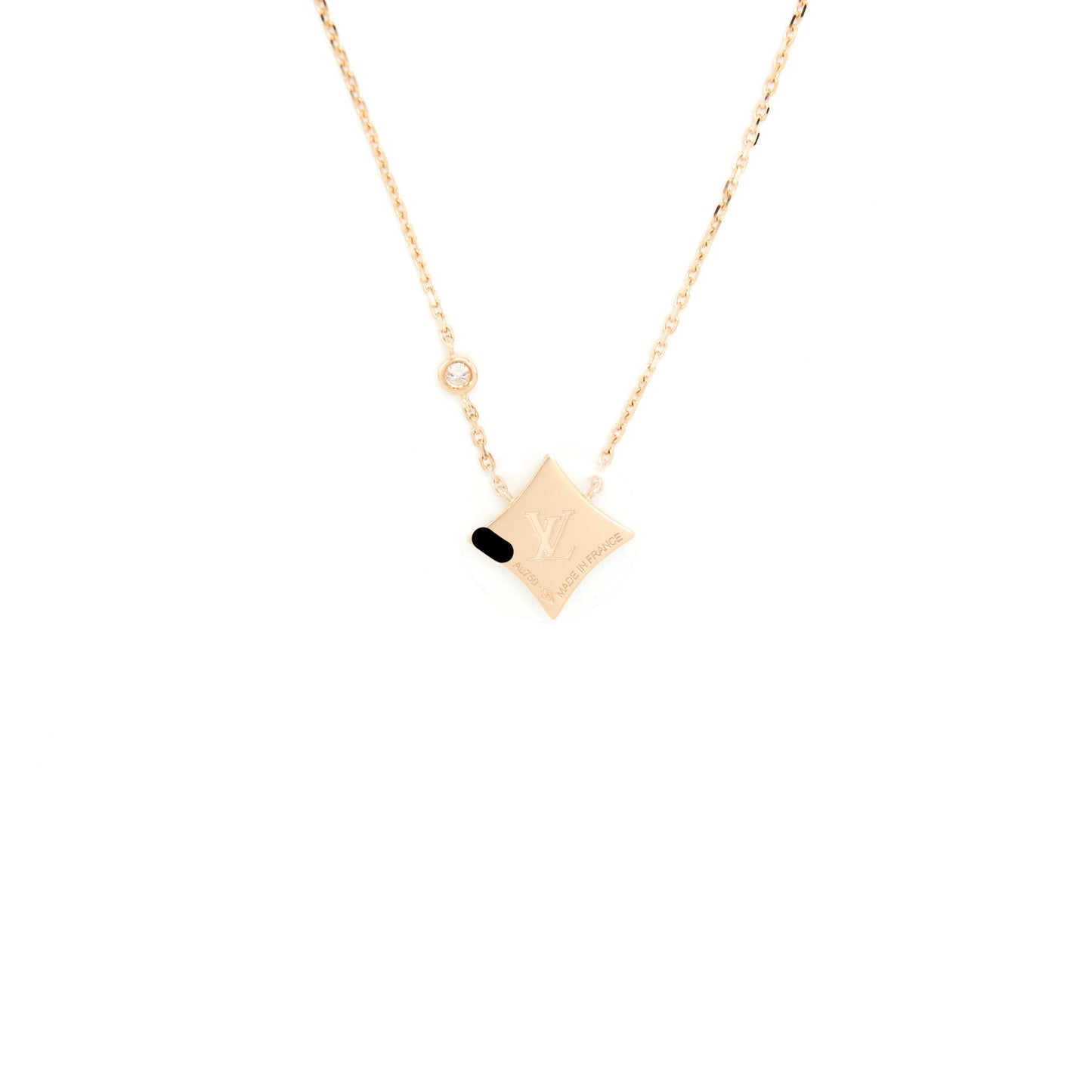 Louis Vuitton Colour Blossom Star Pendant, Pink Gold / Pink Mother Of Pearl And Diamond