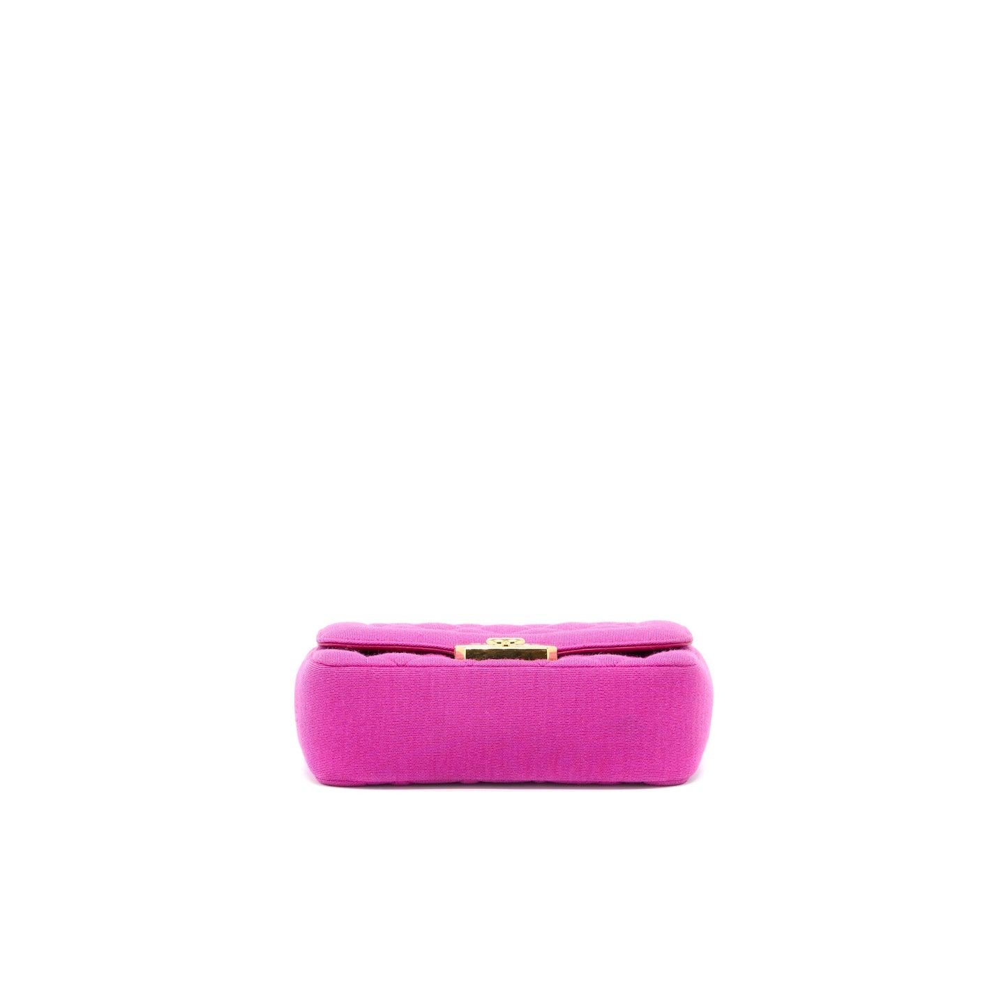 Chanel Seasonal Mini Flap Bag Fabric Pink LGHW