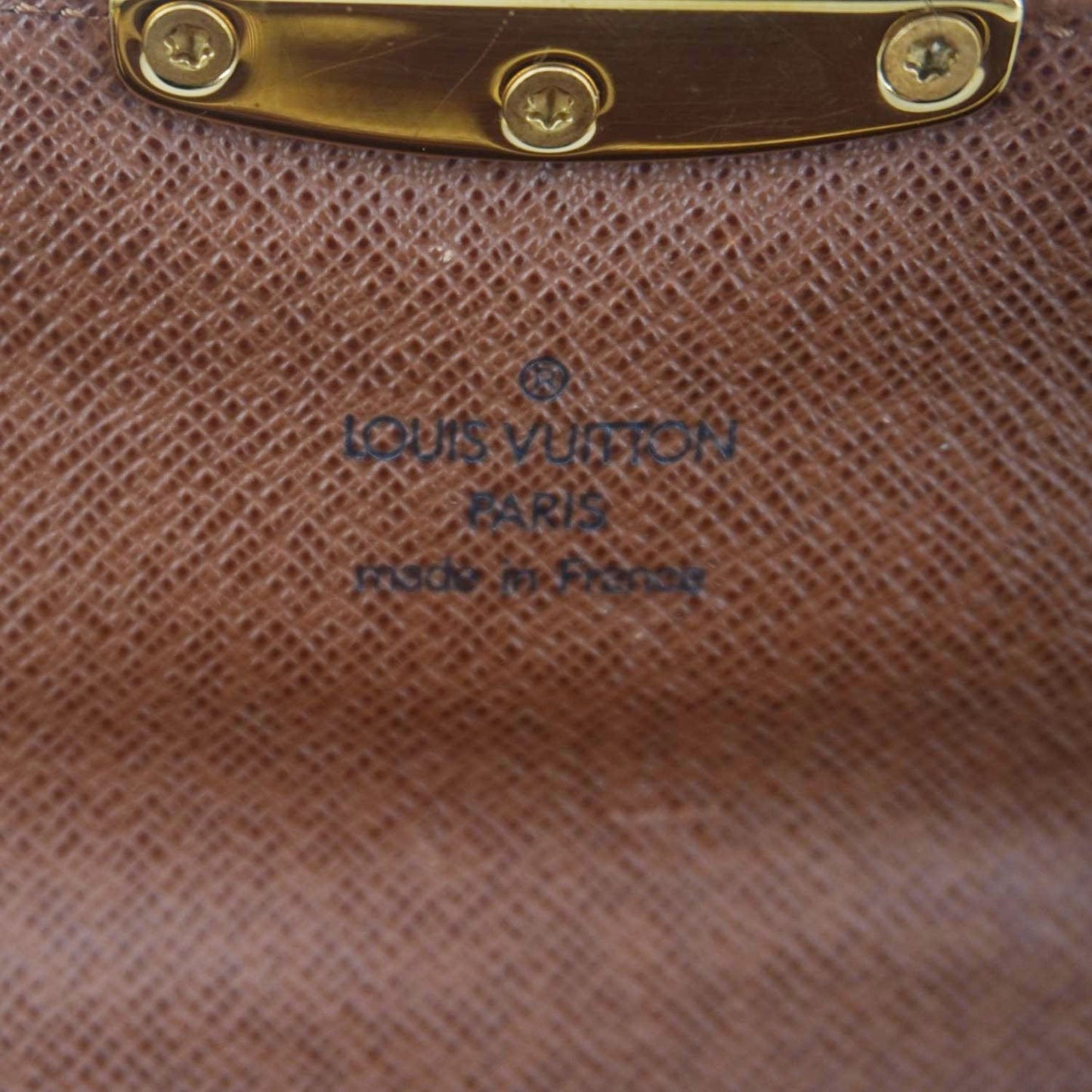 LOUIS VUITTON Sarah Etoile Monogram Canvas Wallet Brown