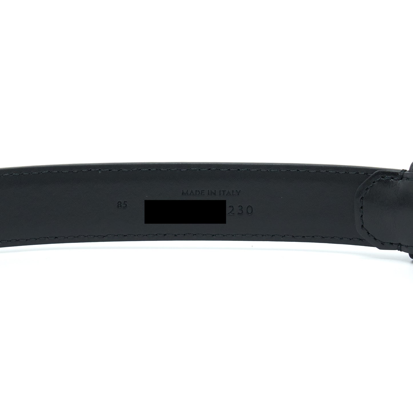 Celine Size 85 Triomphe Belt Smooth Calfskin Black