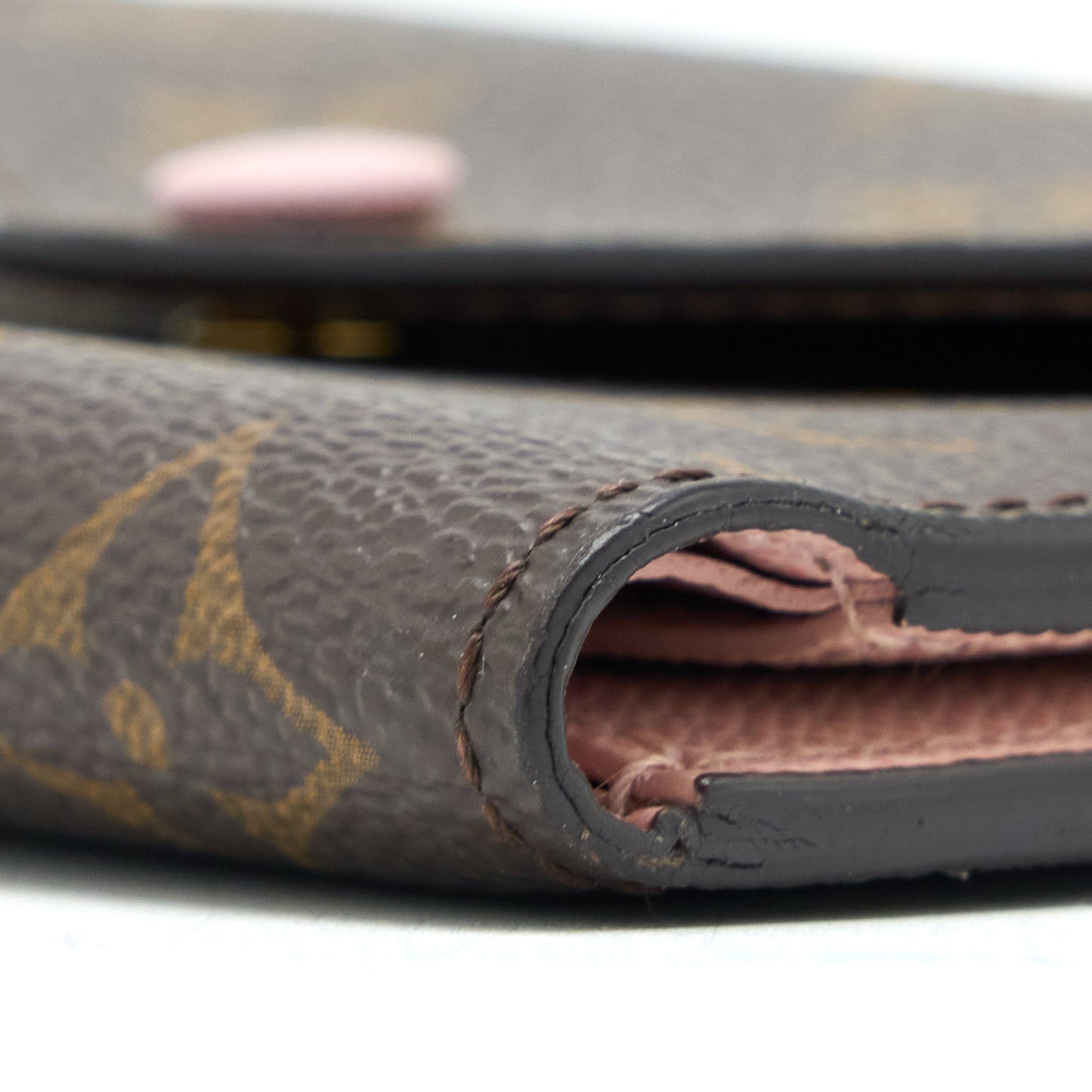 Louis Vuitton Victorine Wallet Monogram Canvas Rose Ballerine