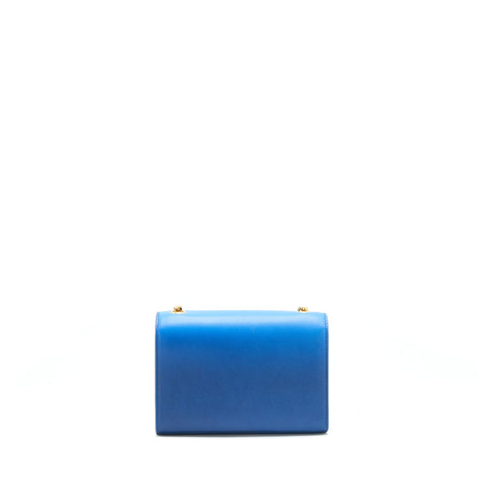 Saint Laurent Mini kate chain Purse (17cm) blue/ green