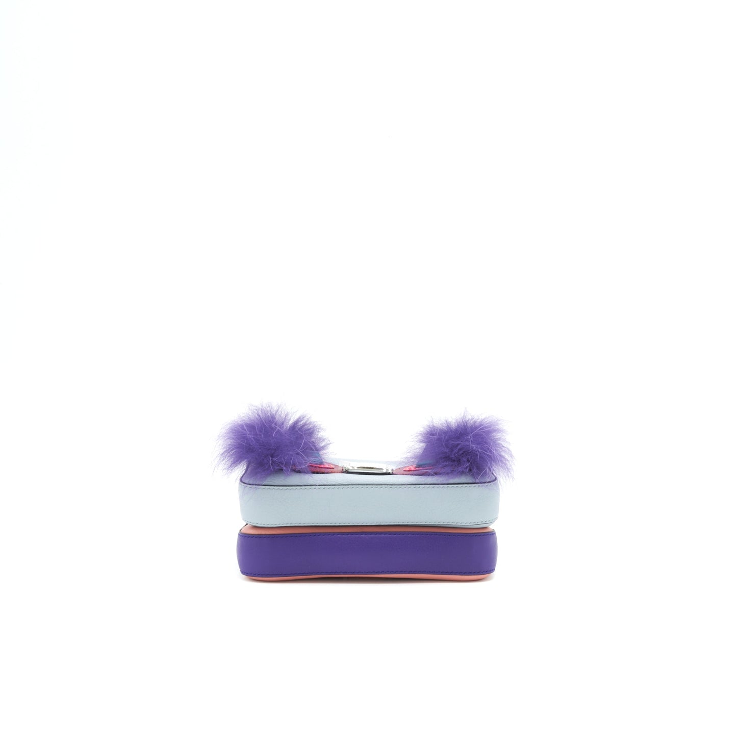 Fendi Micro Baguette Monster Double sided Purse Multi colour