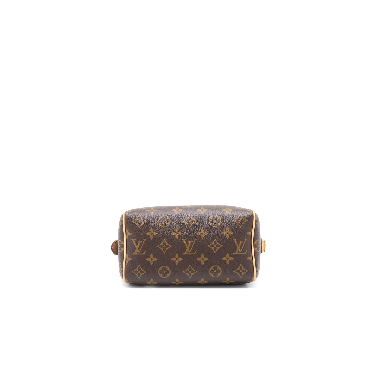 Louis Vuitton Speedy Bandouliere 20 Monogram Canvas with Fuchsia Strap