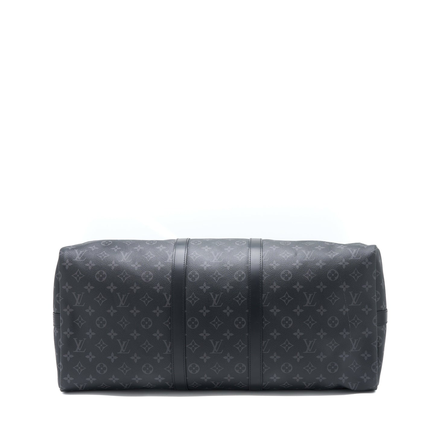 Louis Vuitton Keepall 55 with Shoulder Strap Monogram Eclipse Canvas