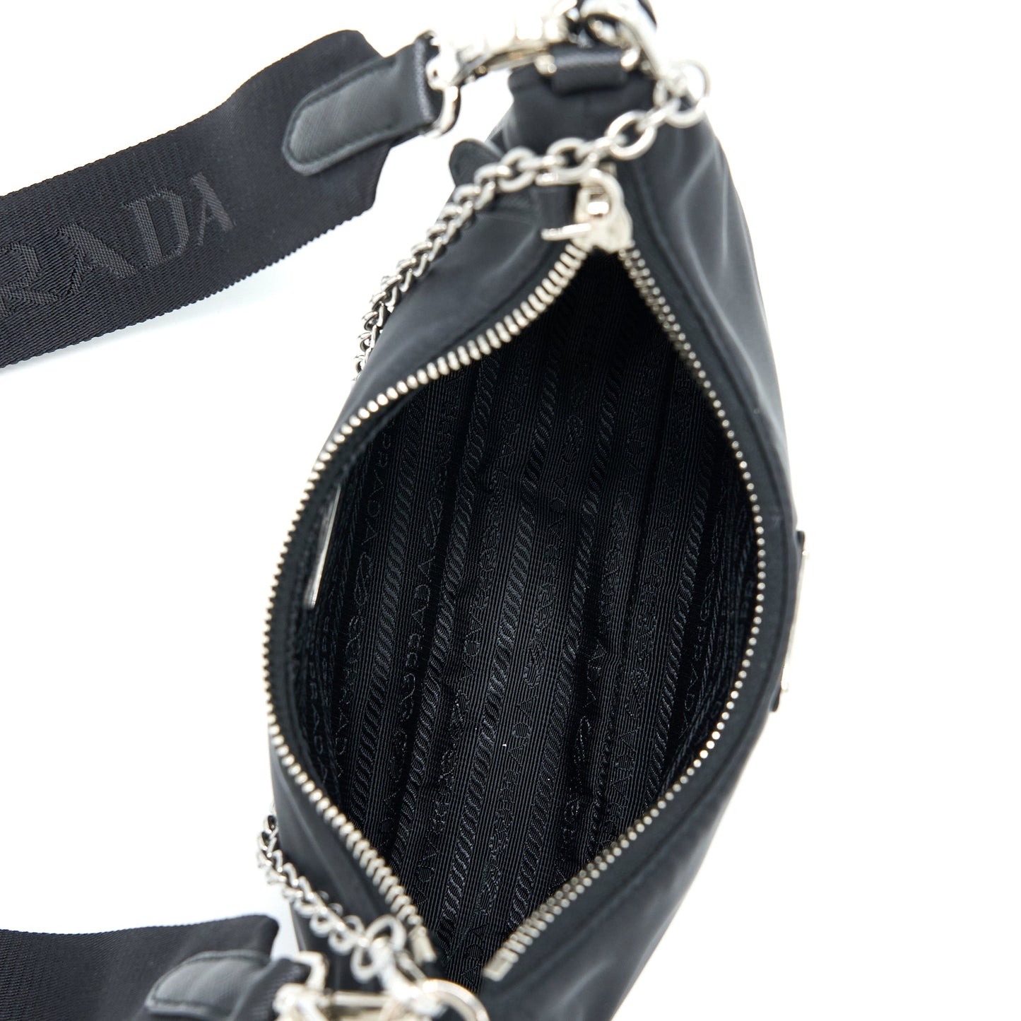 Prada Re-Edition 2005 Nylon Purse Black