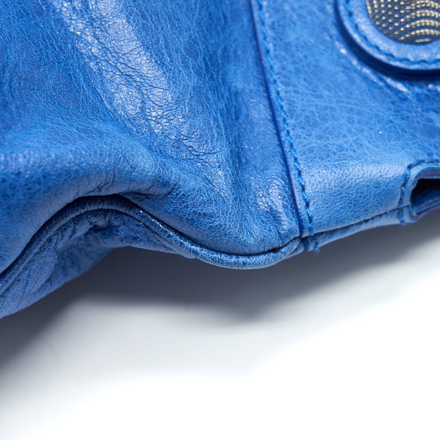 BALENCIAGA Motocross Giant Brief Bag Blue SHW