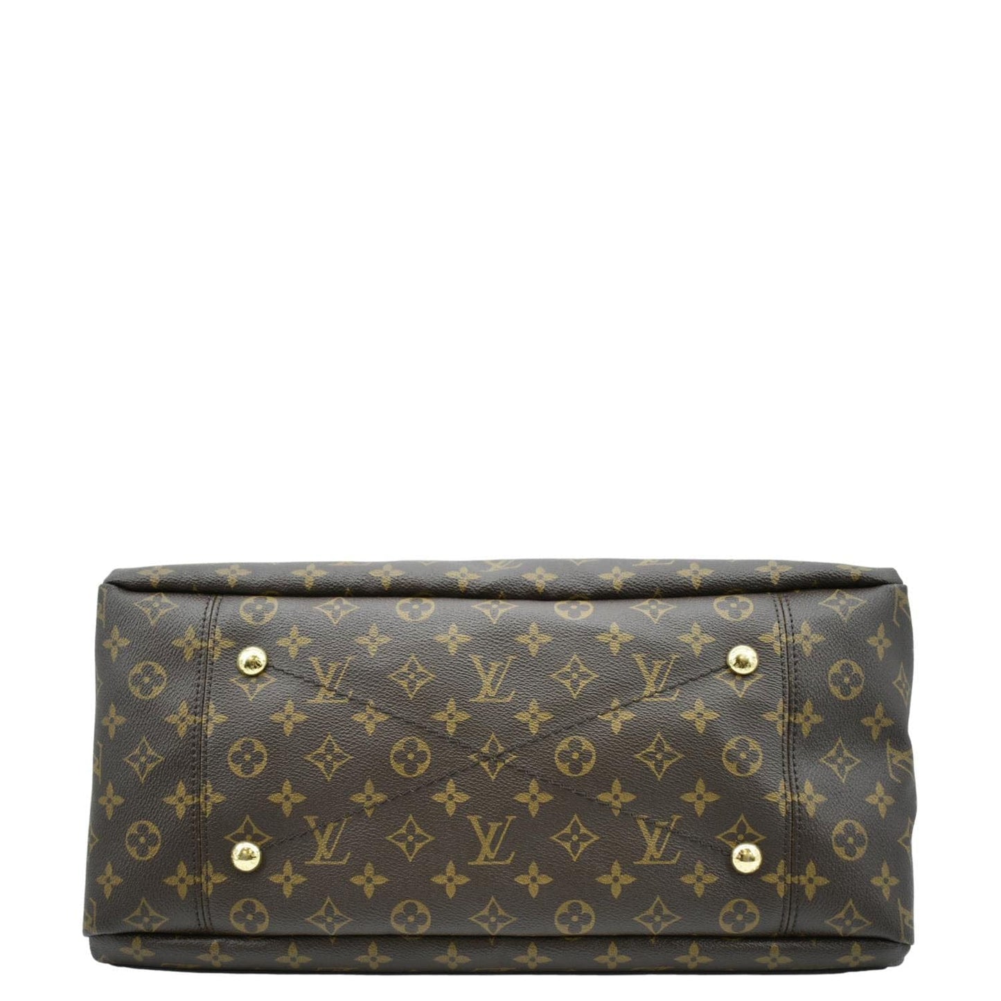 LOUIS VUITTON Artsy MM Monogram Canvas Hobo Bag Brown