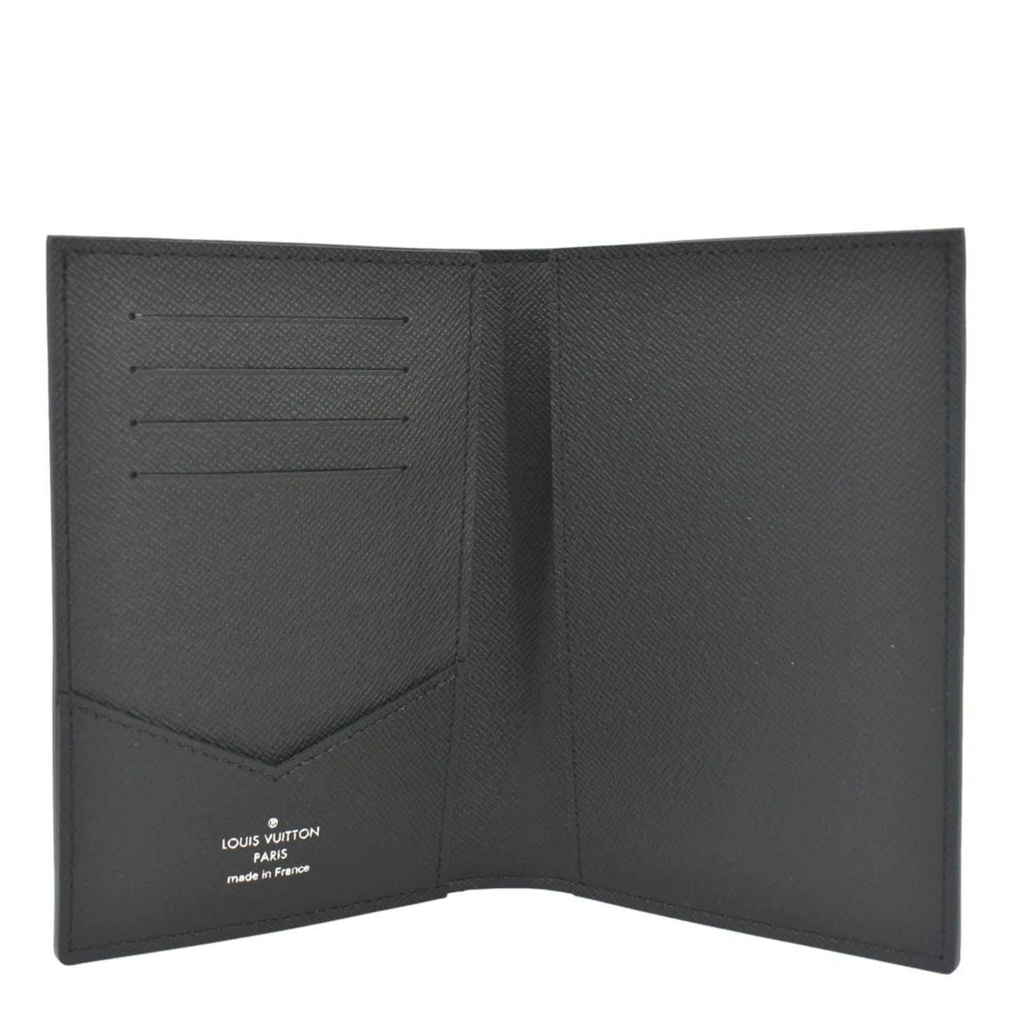 LOUIS VUITTON James Damier Graphite Canvas Wallet Black