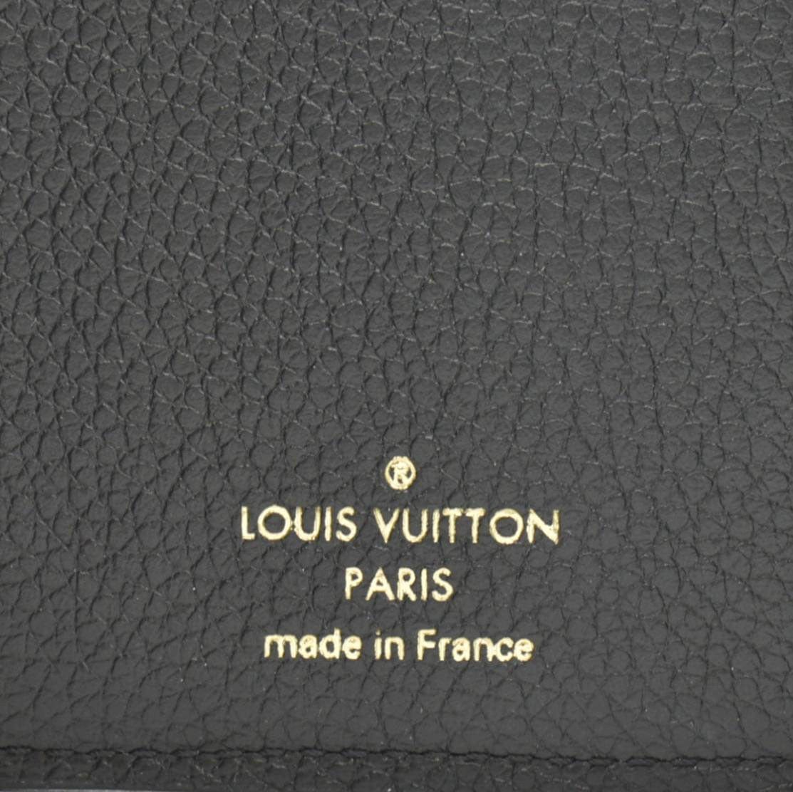 LOUIS VUITTON Victorine Monogram Empreinte Wallet Black