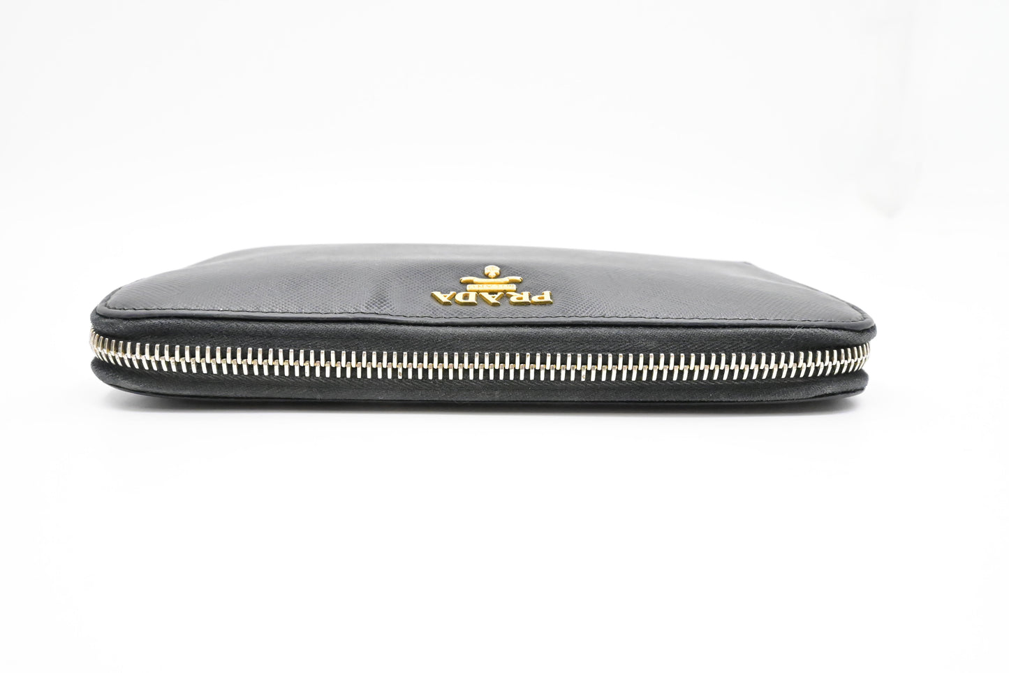 Prada Wallet in Black Saffiano Leather