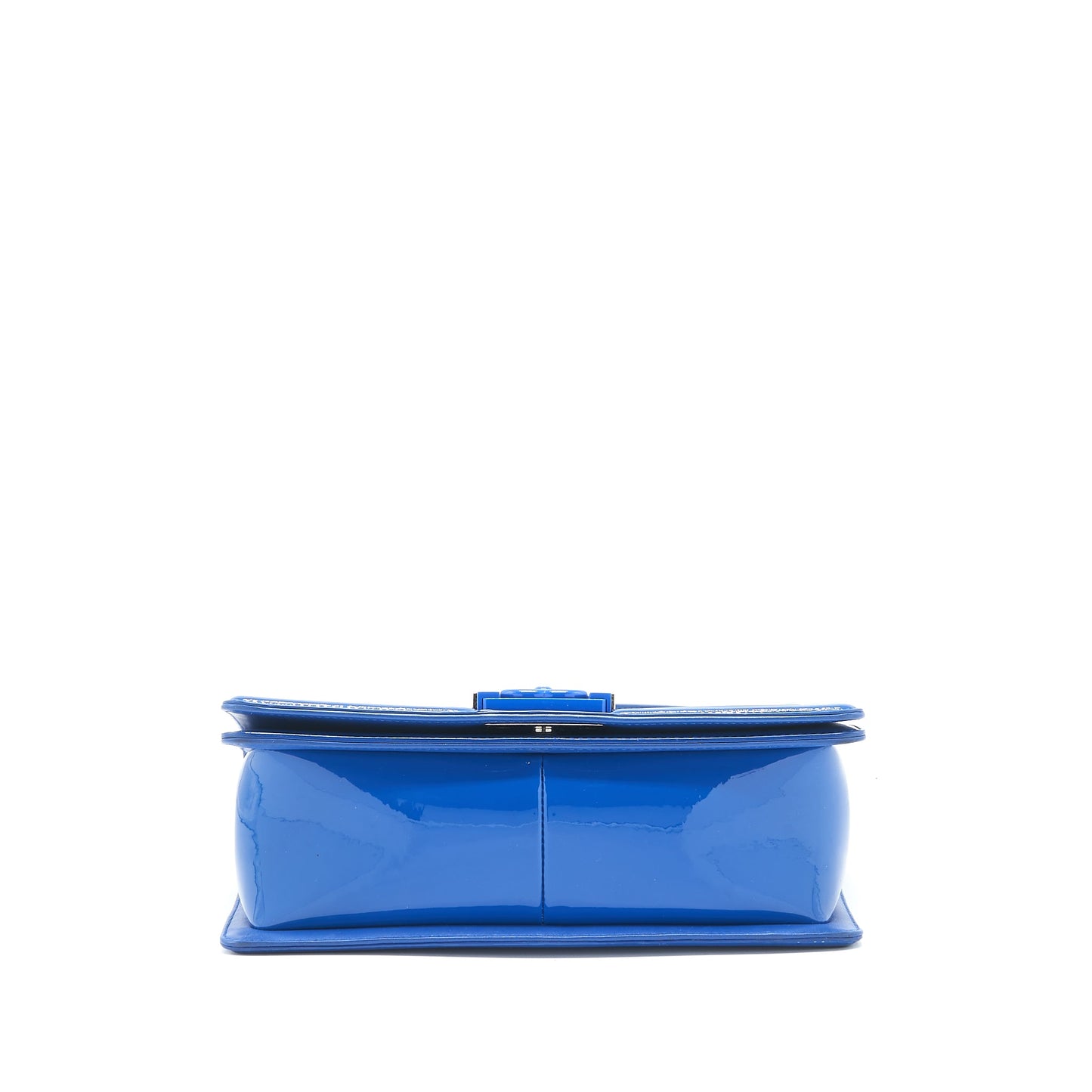 Chanel Medium Boy Chanel Patent leather Electric Blue HW