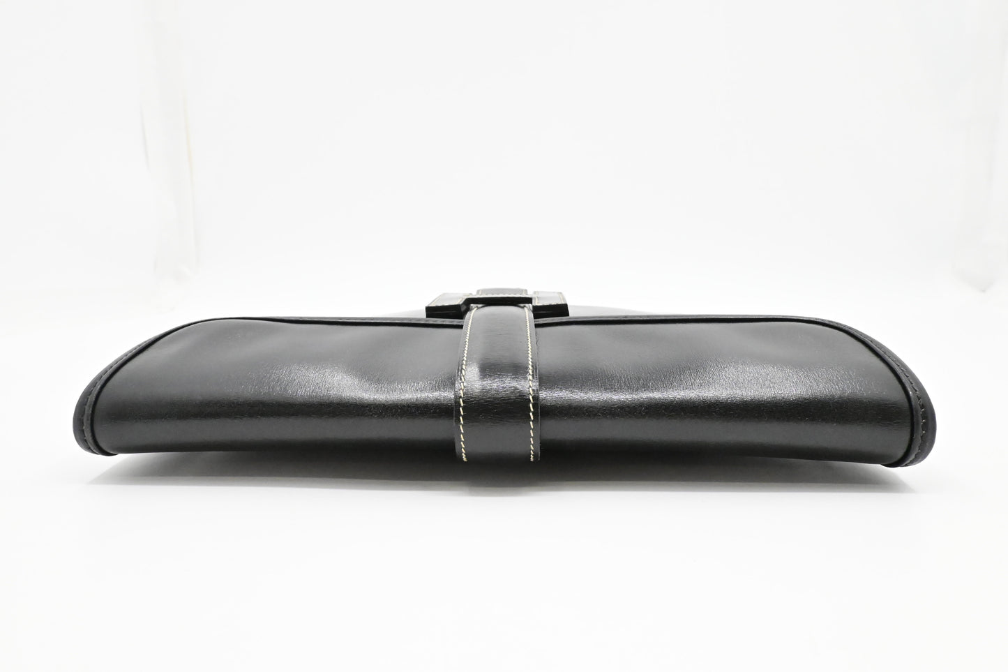Hermes Jige Elan PM in Black Box Leather
