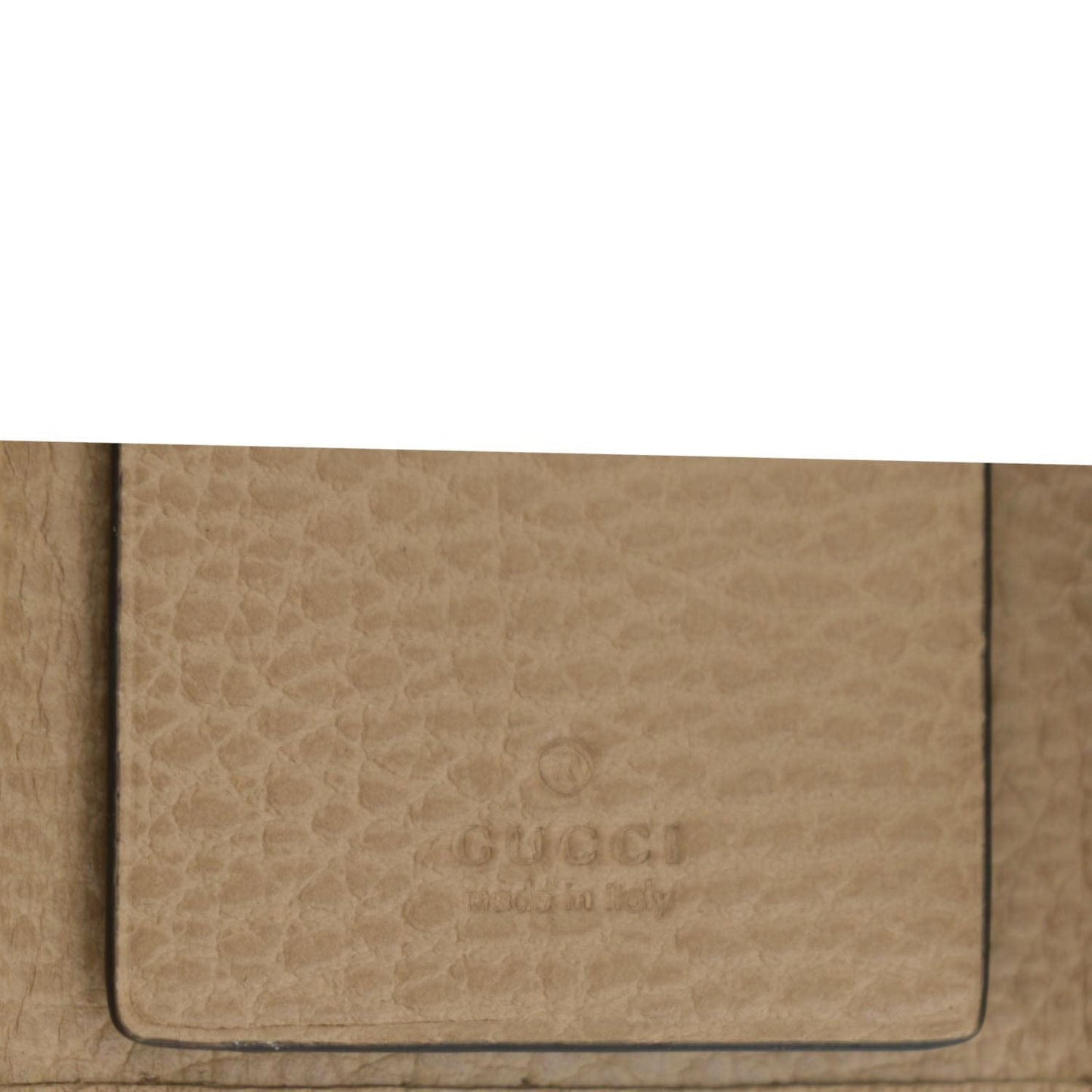 GUCCI Marmont Leather Key Case Light Brown 456118