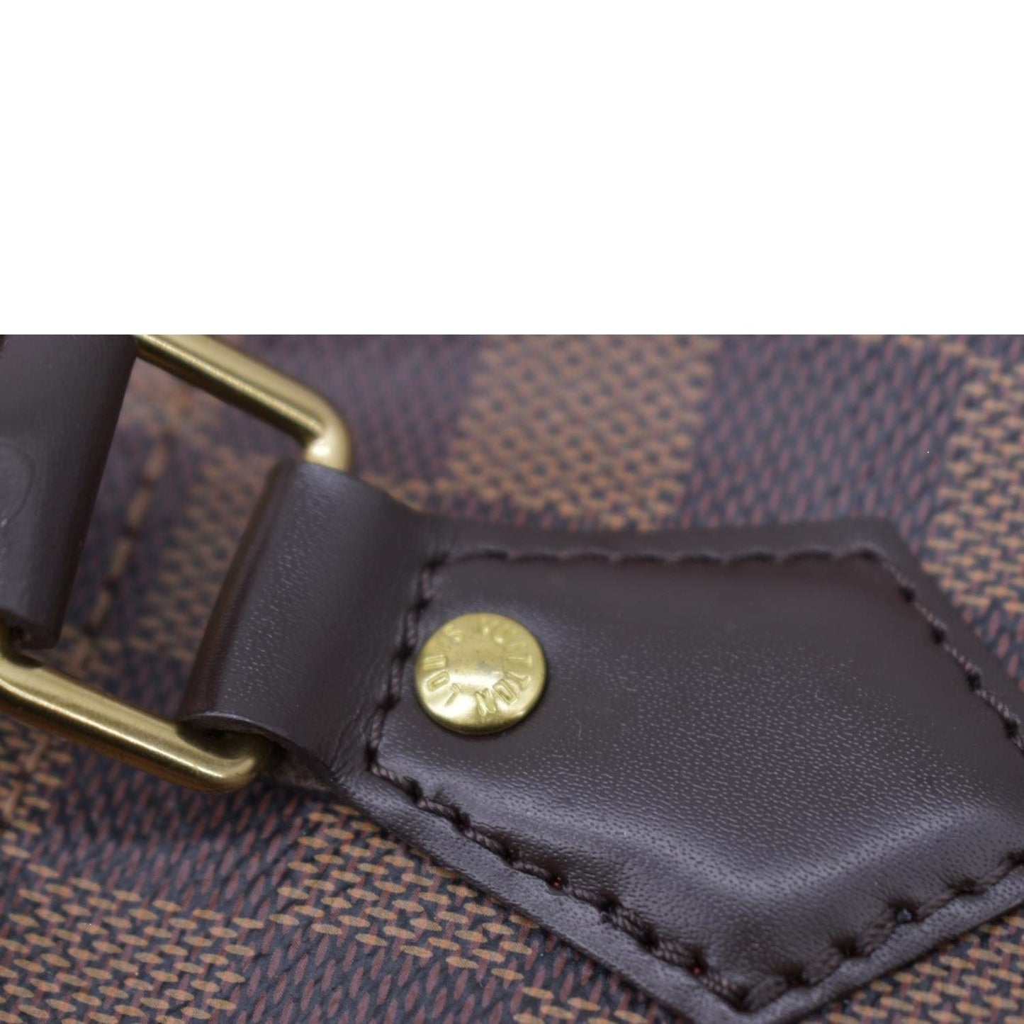 LOUIS VUITTON Speedy 35 Damier Ebene Satchel Bag Brown