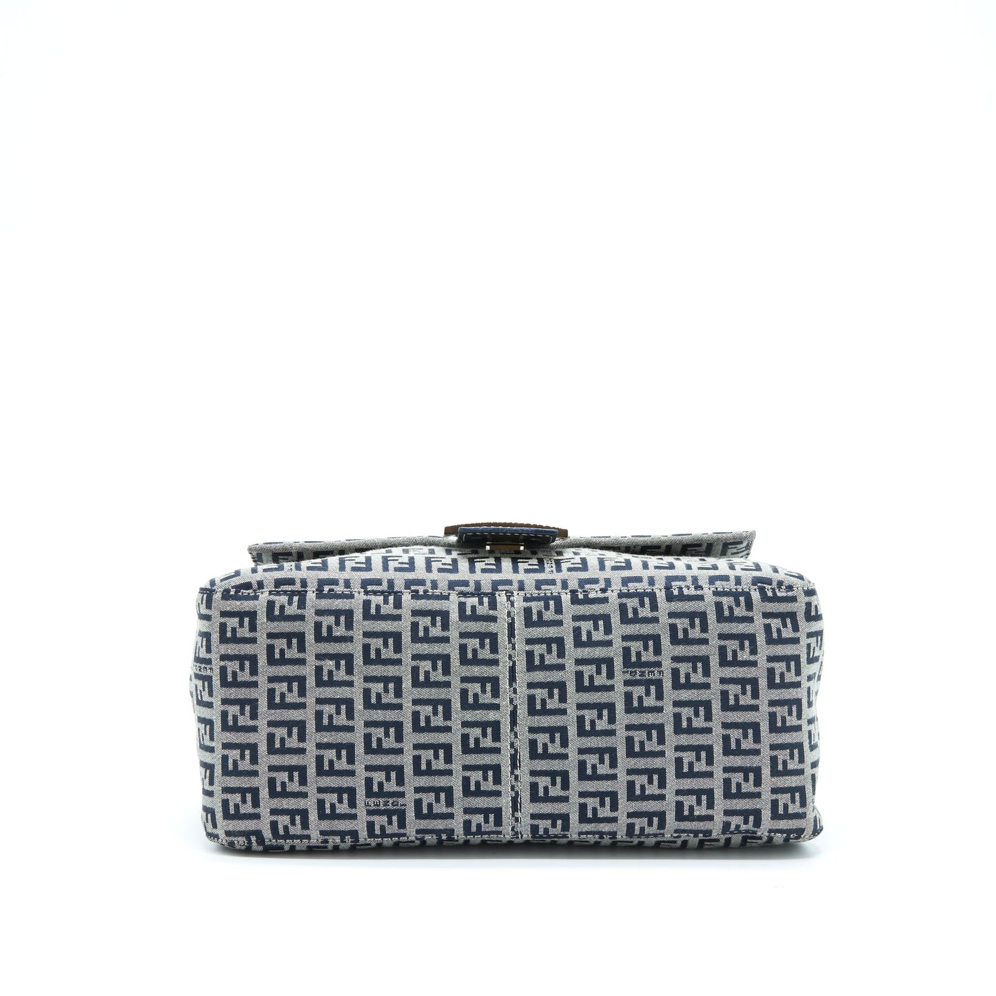 Fendi Vintage Baguette Should Purse Fabric Black/Grey