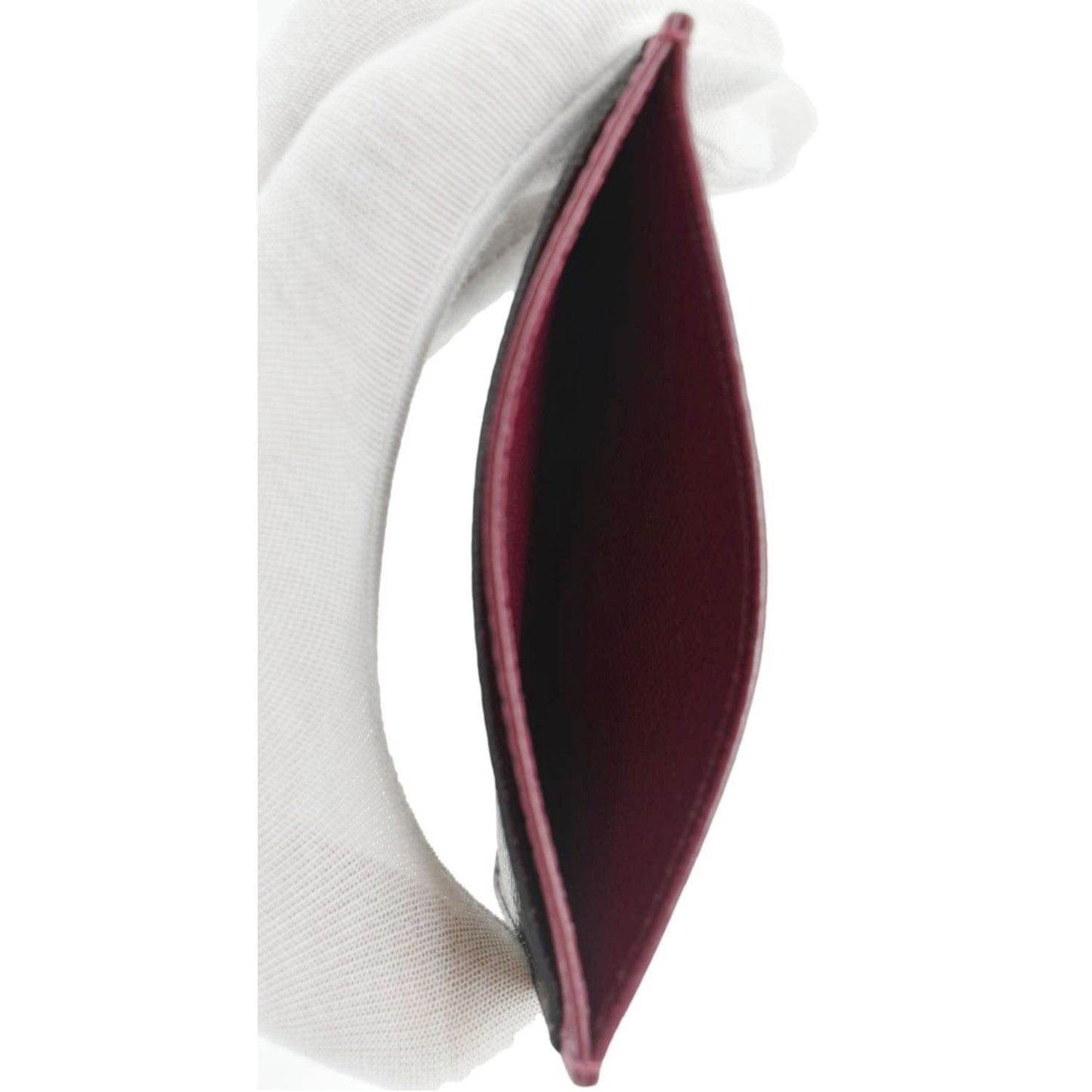 LOUIS VUITTON Monogram Canvas Card Holder Cerise
